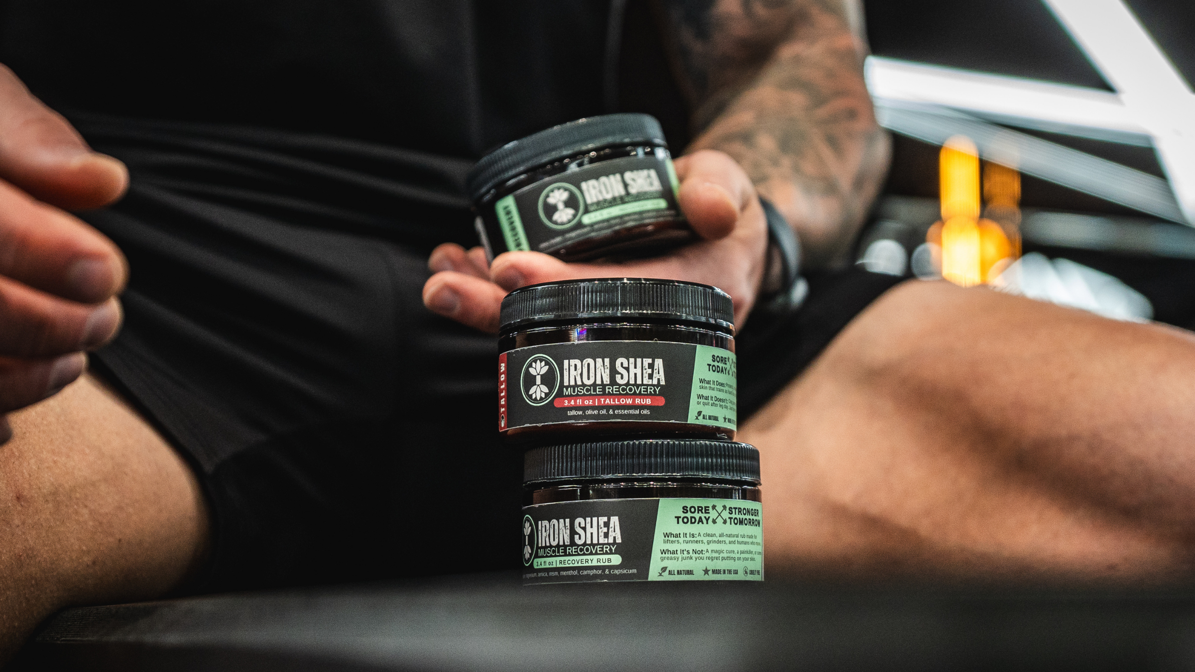 Iron Shea muscle recovery in action